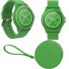 Smartwatch zegarek kolorowy młodzieżowy z gumowym paskiem zielony Forever