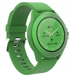 Smartwatch zegarek kolorowy młodzieżowy z gumowym paskiem zielony Forever