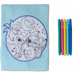 Disney Pokoloruj własny sweter stitch i angel + flamastry 110/116
