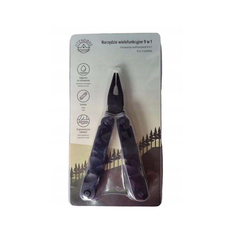 Narzędzie wielofunkcyjne multitool survival 9w1 Utendors
