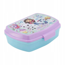 ZESTAW ŚNIADNIOWY LUNCHBOX KOCI DOMEK GABI + Butelka Filtrująca Dafi SOFT