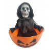 Halloween Kościotrup miska na słodycze świeci