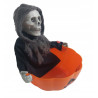 Halloween Kościotrup miska na słodycze świeci