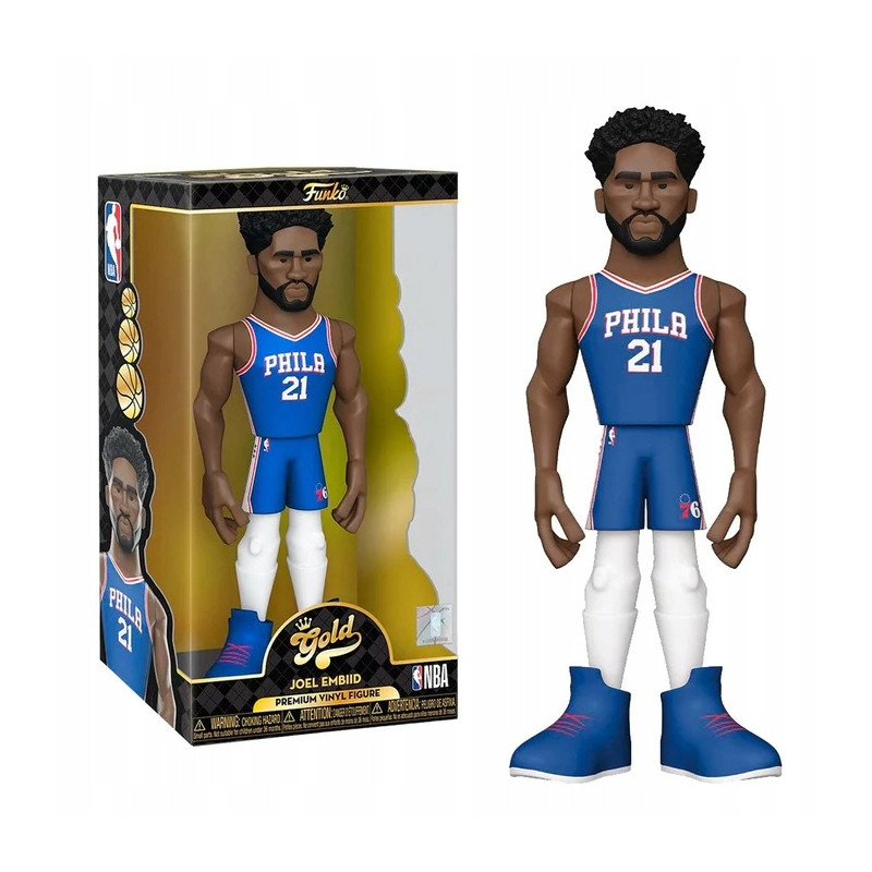Figurka Funko Gold Philadelphia 76ers Joel Embiid NBA Edycja Kolekcjonerska