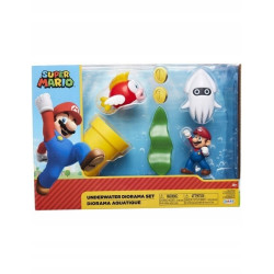 ZESTAW 5 FIGUREK SUPER MARIO UNDERWATER DIORAMA
