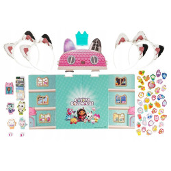 KOCI DOMEK GABI KOCIASTYCZNA GRA PLANSZOWA + 4 OPASKI gabby's dollhouse