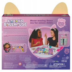 KOCI DOMEK GABI KOCIASTYCZNA GRA PLANSZOWA + 4 OPASKI gabby's dollhouse