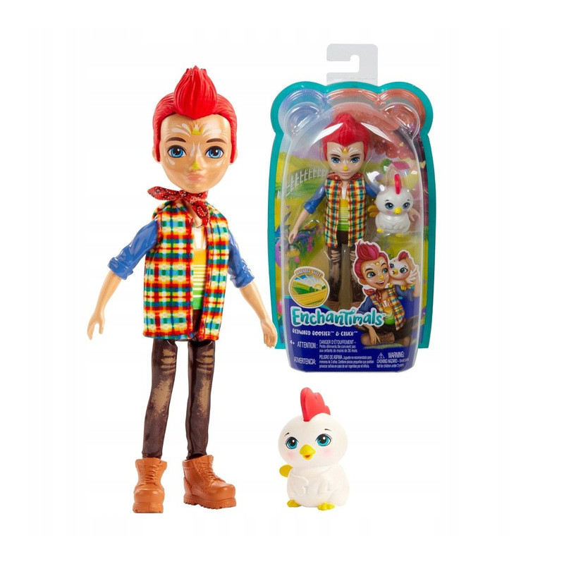 ENCHANTIMALS LALKA KOGUT REDWARD ROOSTER I CLUCK