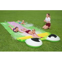 ŚLIZGAWKA WODNA POTRÓJNY ŚLIZG BESTWAY 488CM ŻABKA