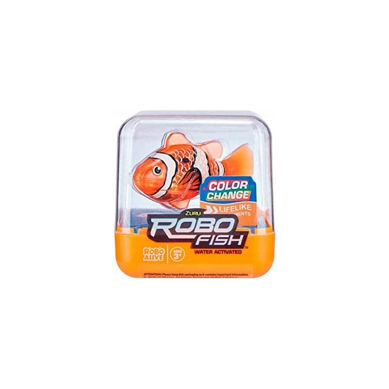 ZURU Robo Fish plywająca Rybka NEMO błazenek