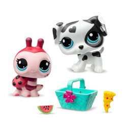 Littlest Pet Shop Zestaw Piesek Dalmatyńczyk 156 Biedronka 149 Seria 3