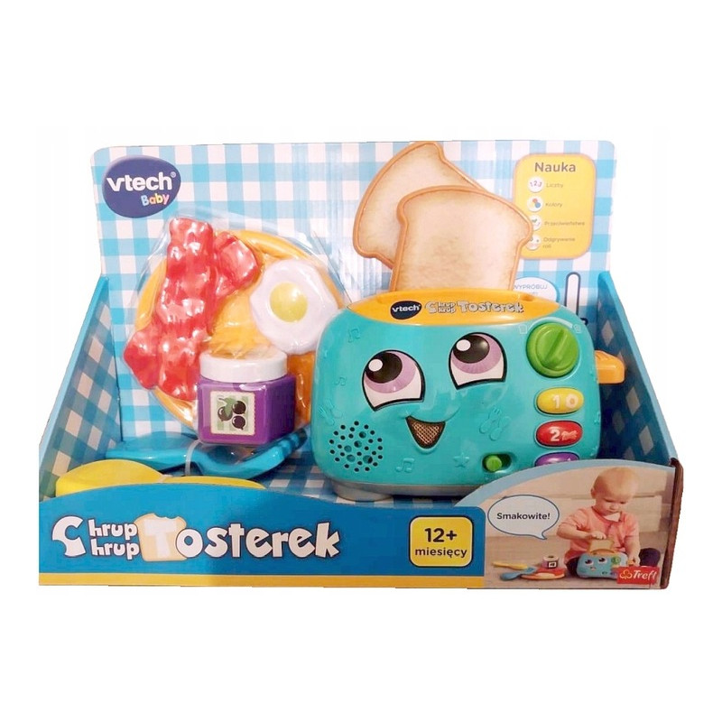 Zabawka VTECH Interaktywny Tosterek Chrup Chrup Mówi Po Polsku