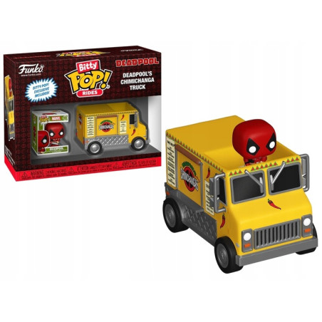 FUNKO POP BITTY POP RIDES Deadpool Chimichanga Truck