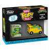 FUNKO POP BITTY POP rides Ninja Turtles - Leonardo with Turtle Van