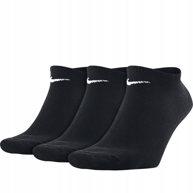 Nike skarpety stopki czarne niskie skarpetki 3 pary 42-46