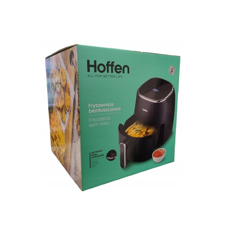 Frytkownica beztłuszczowa Hoffen AF-4467-B 1500 W 5 l