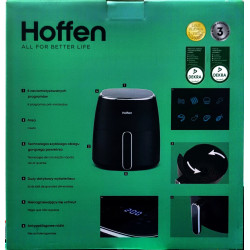 Frytkownica beztłuszczowa Hoffen AF-4467-B 1500 W 5 l
