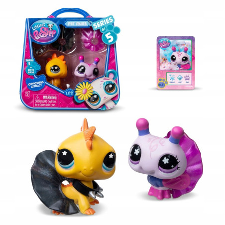 Littlest Pet Shop - Pet Pairs 2-Pack seria 5 413 414 Sugar & Spikes