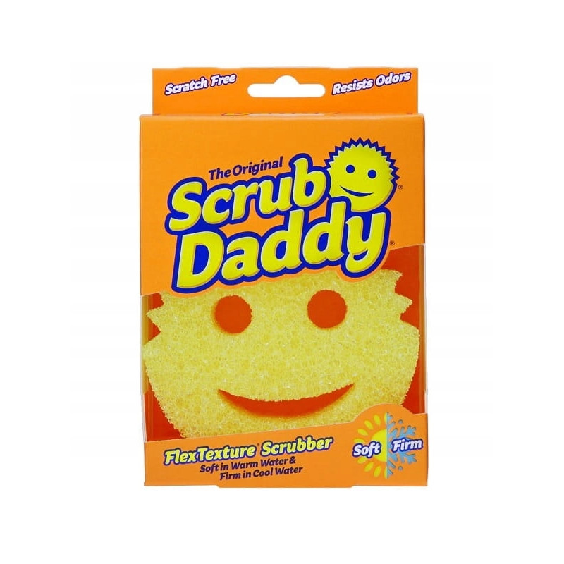 Magiczna żółta gąbka zmywak profilowany Scrub Daddy 1 szt