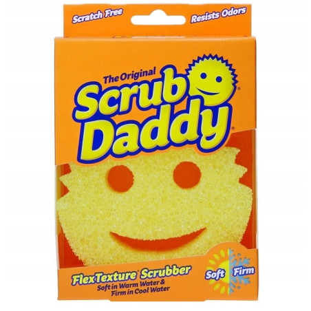 Magiczna żółta gąbka zmywak profilowany Scrub Daddy 1 szt