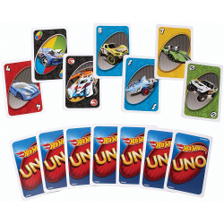 UNO HOT WHEELS Mattel