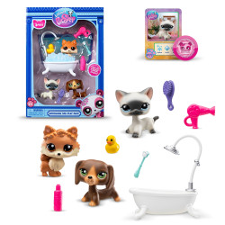 Zestaw figurek Littlest Pet Shop Grooming Spa Play Pack 3 szt.