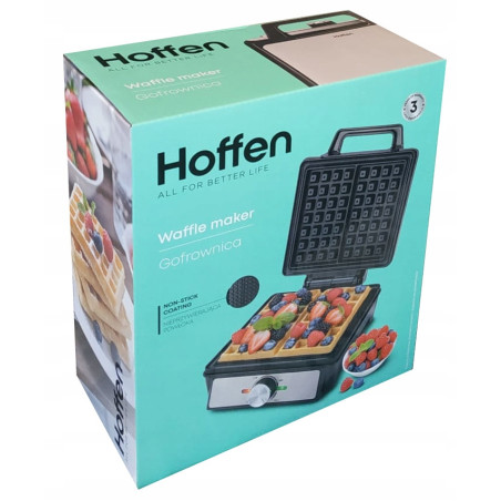 Gofrownica Hoffen WM-6012 1600 W czarny