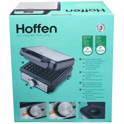 Gofrownica Hoffen WM-6012 1600 W czarny