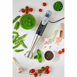 Blender ręczny HOFFEN 800 W z kubkiem zestaw 600 ml