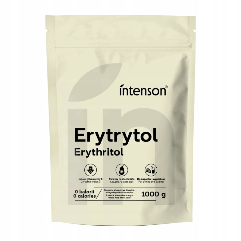 Intenson erytrytol 1 kg naturalny niskokaloryczny słodzik 0 kalorii