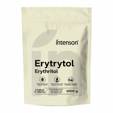 Intenson erytrytol 1 kg naturalny niskokaloryczny słodzik 0 kalorii