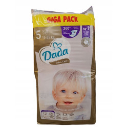 Dada Pieluchy jednorazowe Extra Care 5 junior 15-25 kg 136 sztuk GIGA PACK
