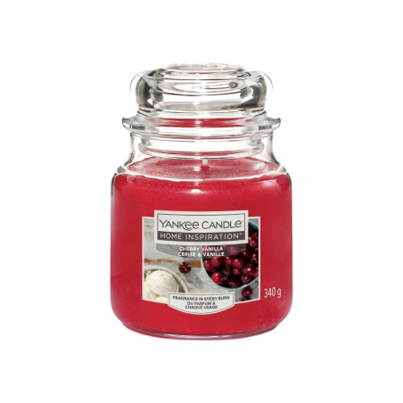 Świeca zapachowa parafinowa Cherry Vanilla Yankee | xaxebricks.pl