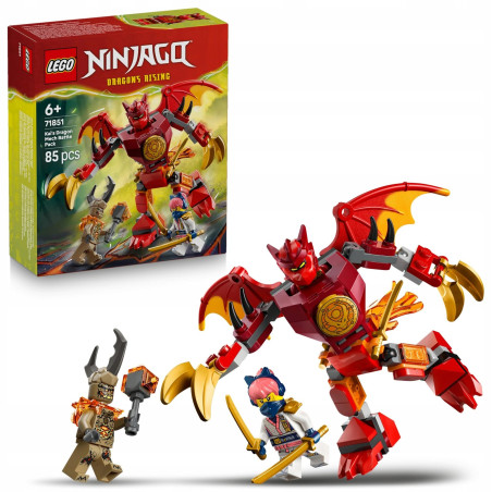 LEGO Ninjago 71851 Smok-mech Kaia zestaw bitewny | xaxebricks.pl