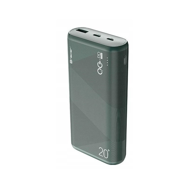 Tracer Kori 20000 mAh QC 3.0 PD20W GR green | xaxebricks.pl